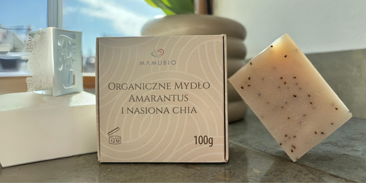 Mydło organiczne amarantus i chia - Mamubio