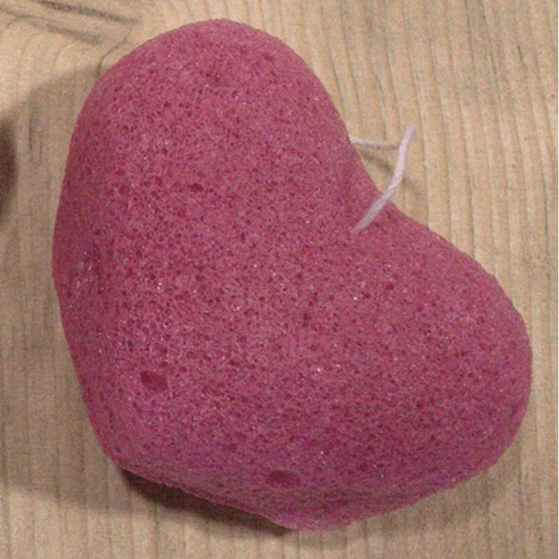 Gąbka konjac do oczyszczania twarzy 100% naturalna - Mamubio - Mamubio