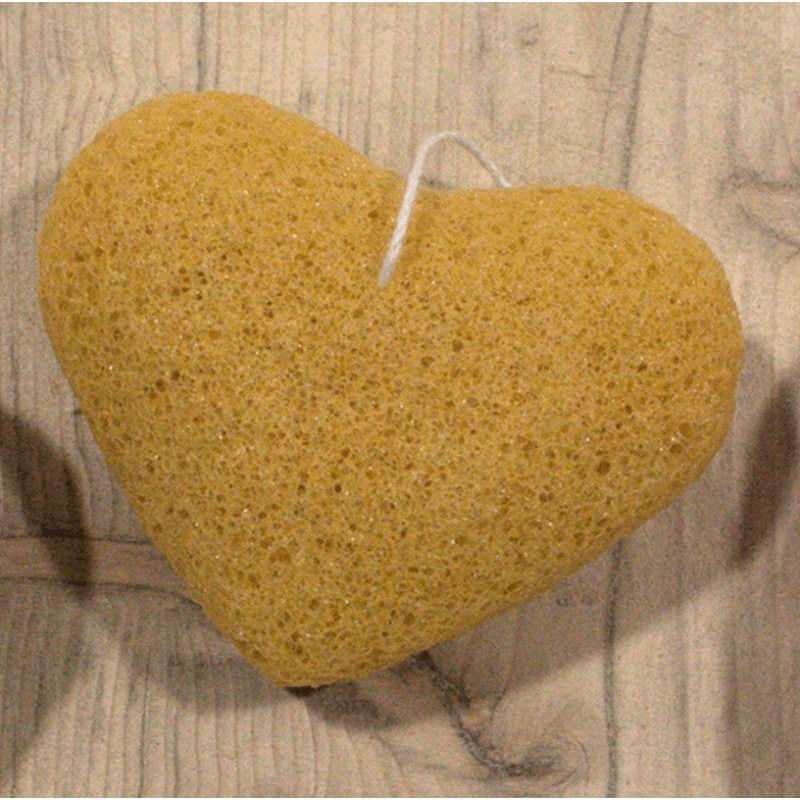 Gąbka konjac do oczyszczania twarzy 100% naturalna - Mamubio - Mamubio