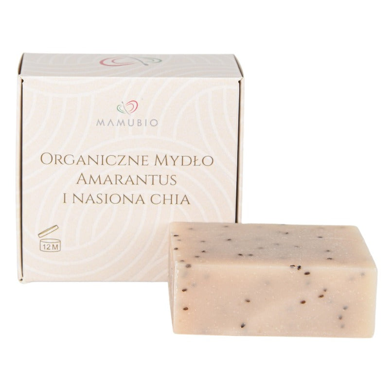 Organiczne Mydło w Kostce Nasiona Chia i Amarantus