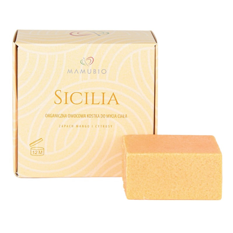 Organiczny Żel Pod Prysznic w Kostce "Sicilia" Owocowy