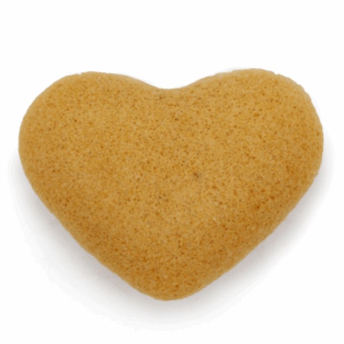 Gąbka konjac do oczyszczania twarzy 100% naturalna - Mamubio - Mamubio
