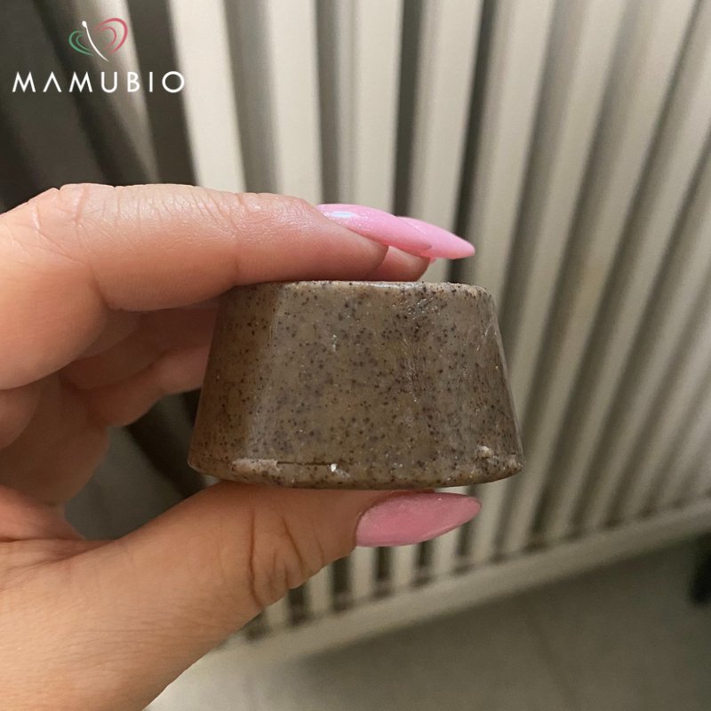 Organiczny Peeling w kostce do Twarzy i Ciała "Caffè" - Mamubio