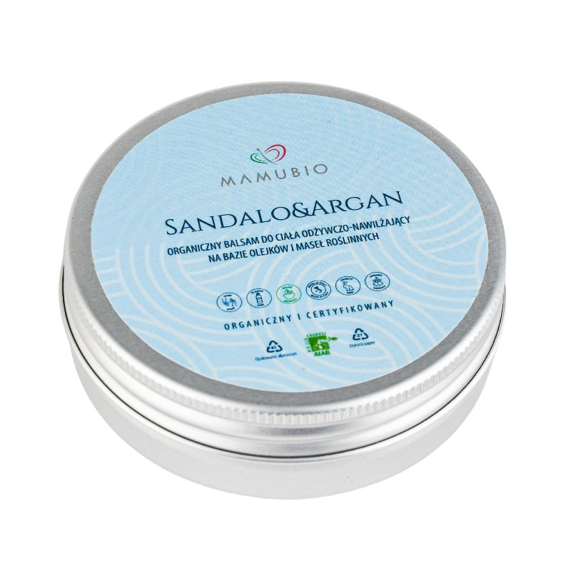 Organiczny Balsam do ciała odżywczo-nawilżający “Sandalo&Argan”